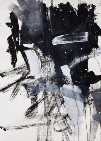 Black and White n. 3 - a Paint Artowrk by Ernesto Notarantonio