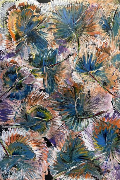 Hummingbirds  - a Paint Artowrk by Jo
