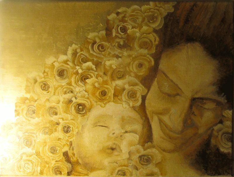 Madonna Della Gioia - a Paint by Filo D'oro