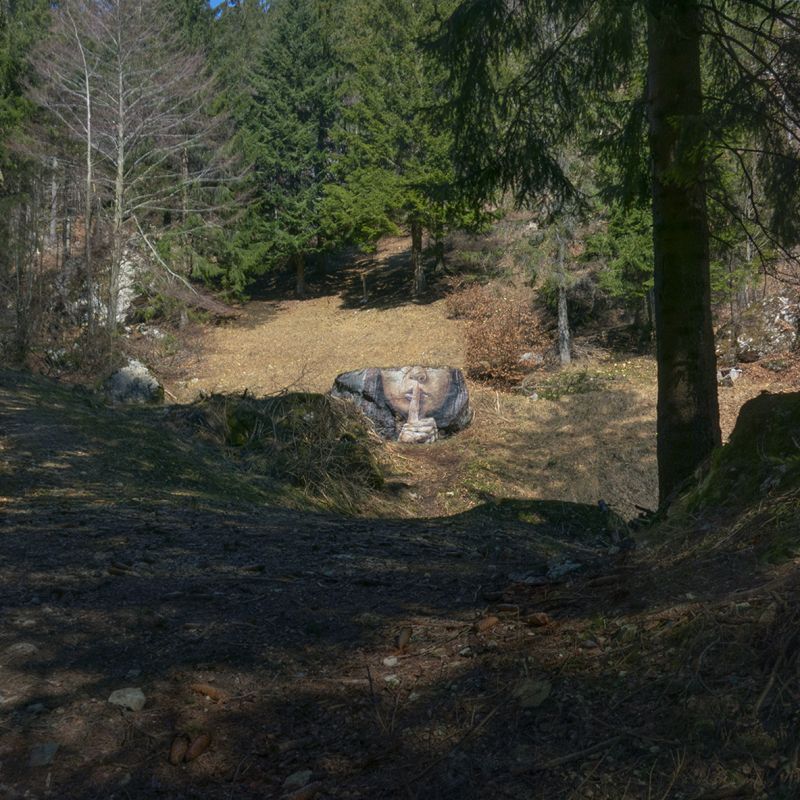 Silence! - a Land Art by Mohor Kejžar
