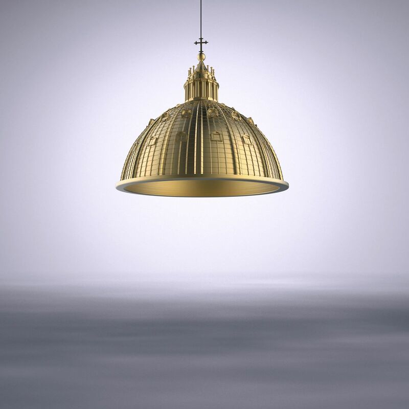 GOLD ONE, chandelier - a Art Design by Studio AMeBE