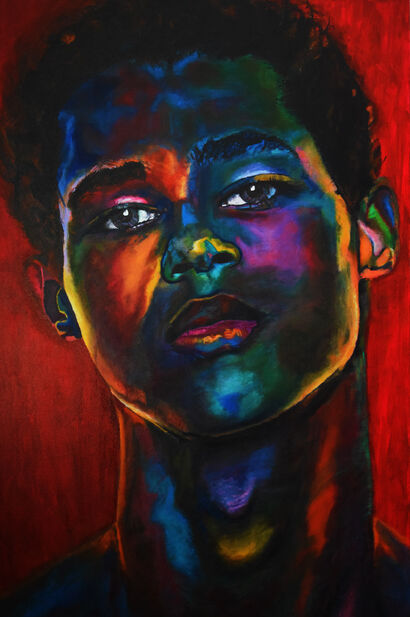 Odyssey  - A Paint Artwork by Emmanuel Nwobi