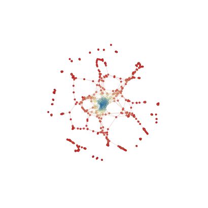 quantum_graphity_00018_R0_VALUE0.05_T_VALUE0.001 - a Digital Art Artowrk by Andrea Bencini