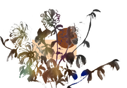 flower - a Digital Graphics and Cartoon Artowrk by Taka e Megu Watanabe