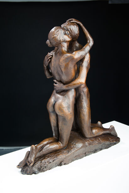 Eternal Embrace - A Sculpture & Installation Artwork by Oceana Rain Stuart