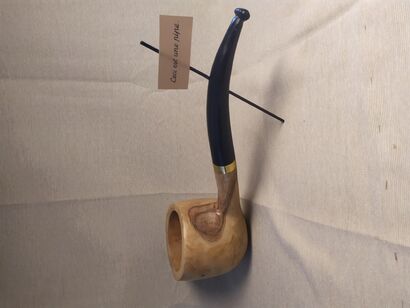 Ceci est un pipe, Mr Magritte - a Sculpture & Installation Artowrk by Jacques BOUIS