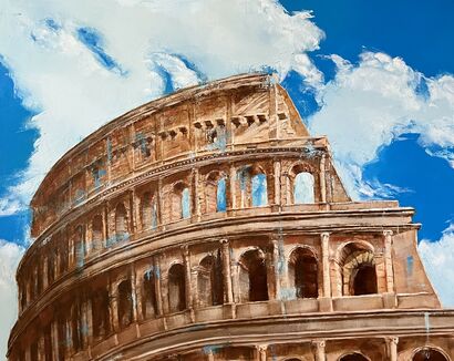 Rome - A Paint Artwork by Nora Alshaikh