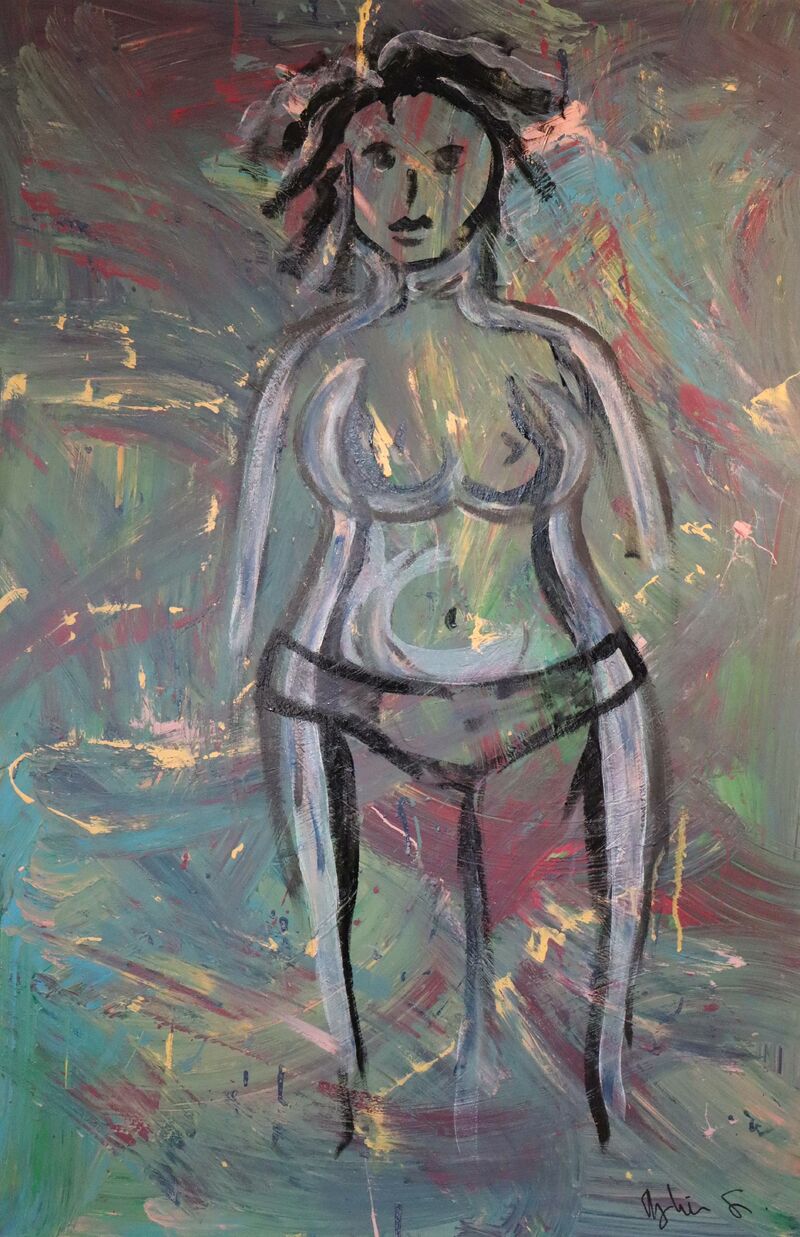 Autoportrait - a Paintings by Mylène S.