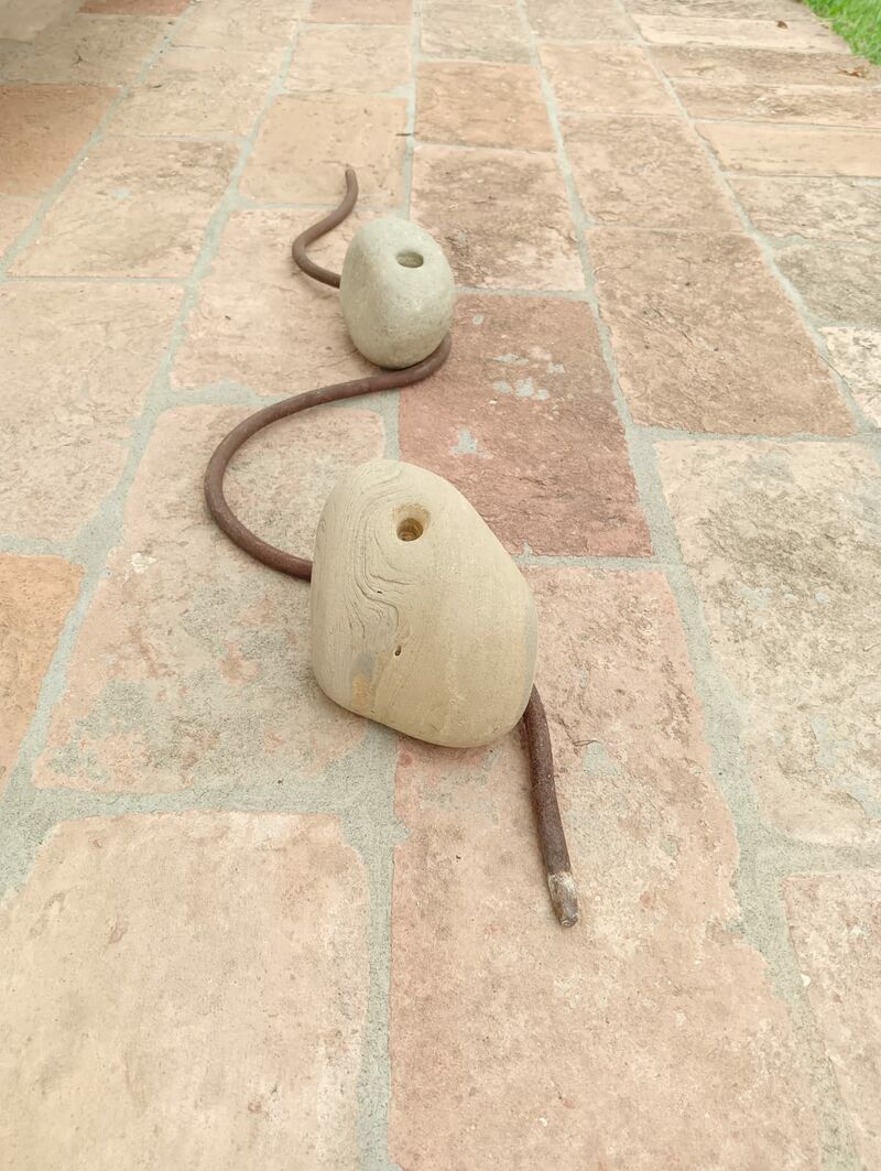 Serpente nel deserto - a Sculpture & Installation by Neo