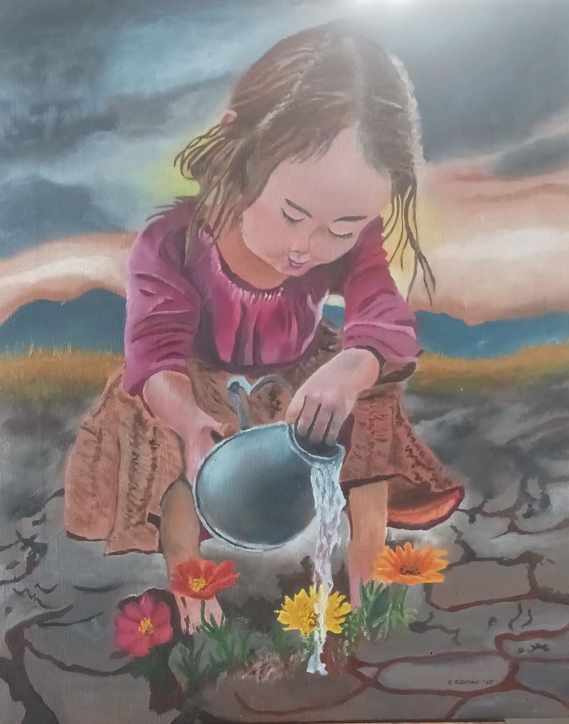 Hope of a Child - a Paintings by Donna Rodman