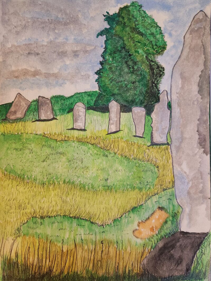 Avebury Stones - a Paintings by 007