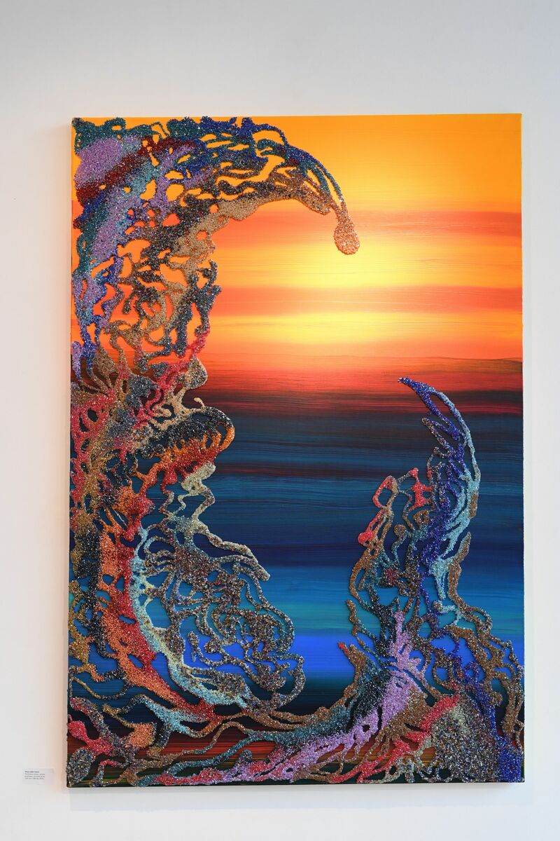 Wave after wave  - a Paint by myriam ghilan