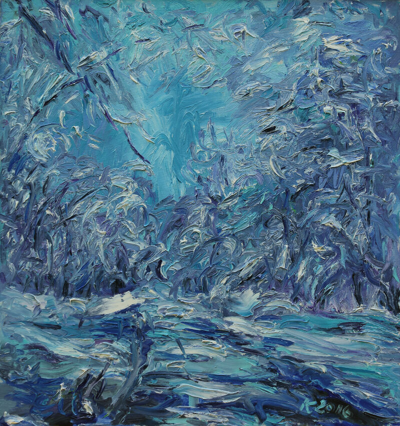 Relict Forest ‘Winter Rhapsody’ - a Paint by Karakhan Seferbekov