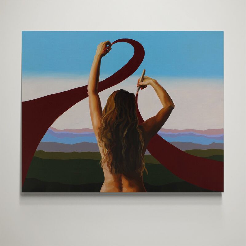 Illusion Waves: Life Painting  - a Paintings by Biserka Petrovic