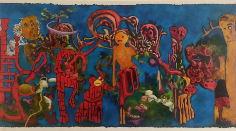 Gott übt noch (god is still practicing) - a Paintings by jort