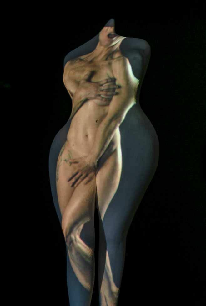 women voices bodies light by janine von thungen and alberto guerri - a Sculpture & Installation by janine thungen-reichenbach