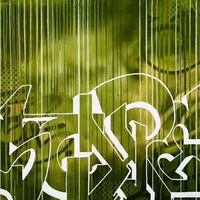 Camo drip - A Urban Art Artwork by SOHPE