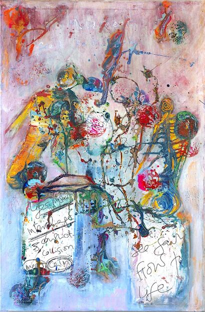 Unravelling Mess - a Paint Artowrk by Shanali  Perera 