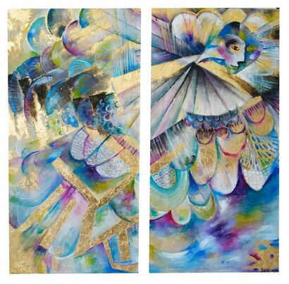 Butterfly man - a Paint Artowrk by Viviana Bertanza