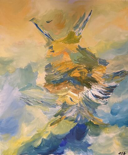 The sleeping bird - A Paint Artwork by IZA