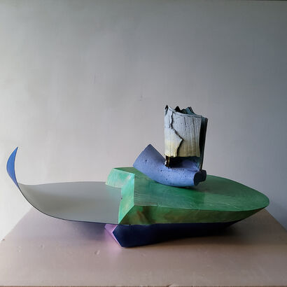Caronte. Le voyage. - a Sculpture & Installation Artowrk by Javier Gil