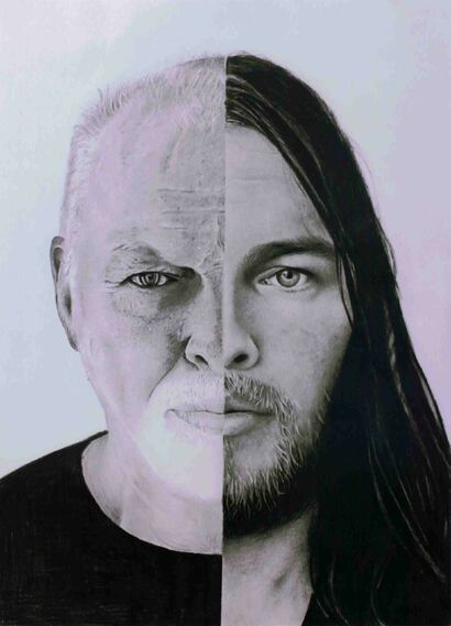 David Gilmour - a Paint Artowrk by Cosimo Bramato