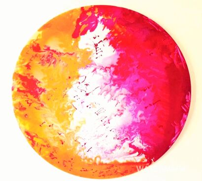 Pink flow - A Paint Artwork by Sabrina Monforte