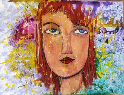 riflessioni - a Paint Artowrk by Barbara Romano