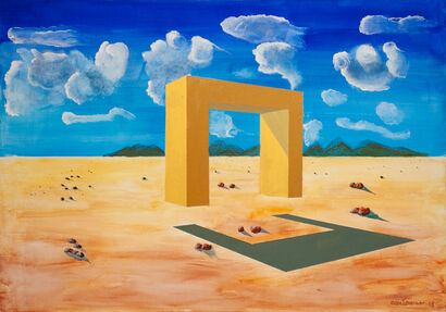 La porta sul tempo - A Paint Artwork by Tommaso Como