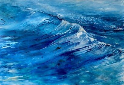 Deep Water 2 - A Paint Artwork by Susanne Pohlmann