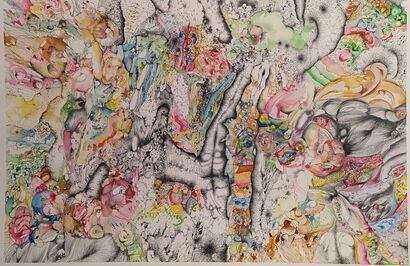 Dinamica della coscienza - a Paint Artowrk by Gianfranco Scassi