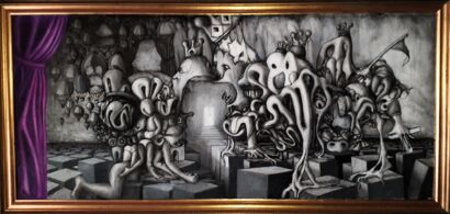 La fuite des enchantés - a Paint Artowrk by jems cehes