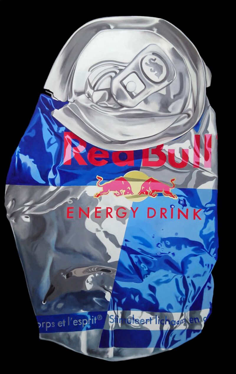 Litter Red bull - a Paint by MC_GARBAGE
