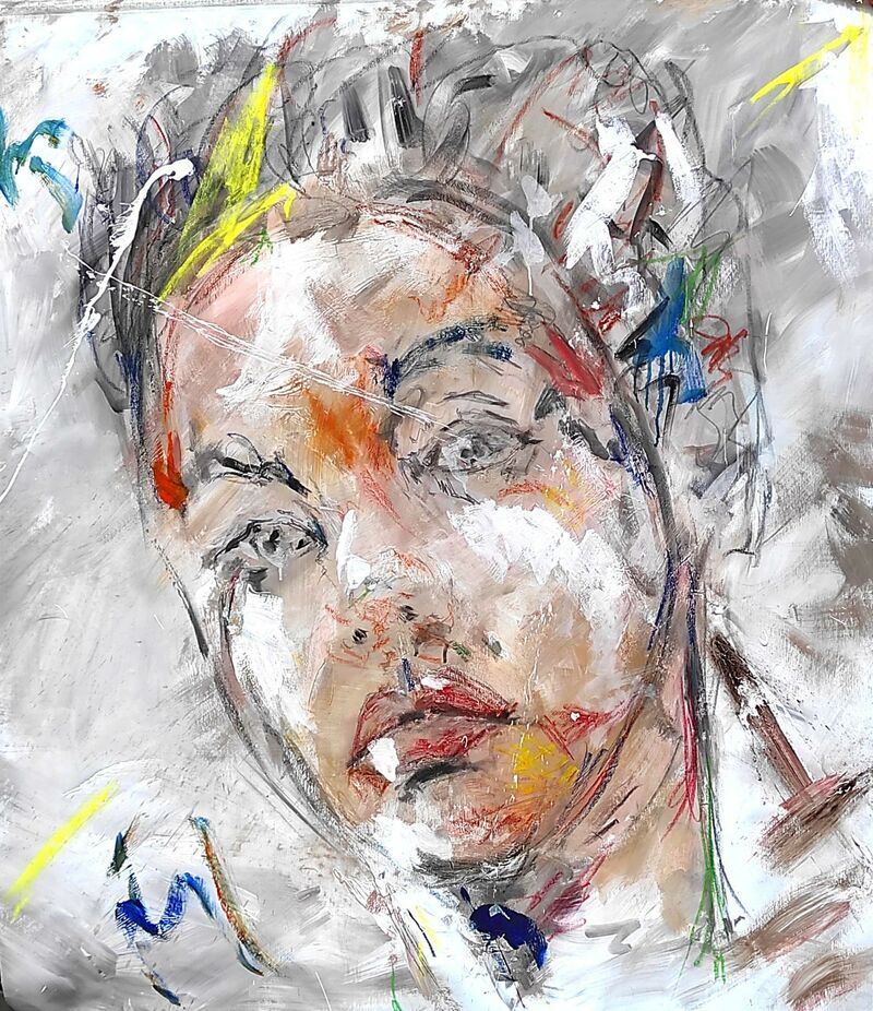 Untitled 10 - a Paintings by Tiberio  Bartolini 