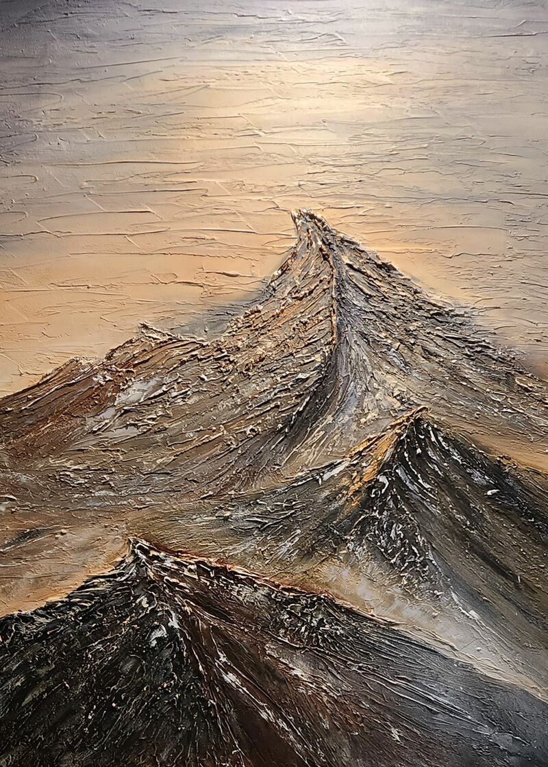Dancing mountains - a Paint by Elena Gozunova
