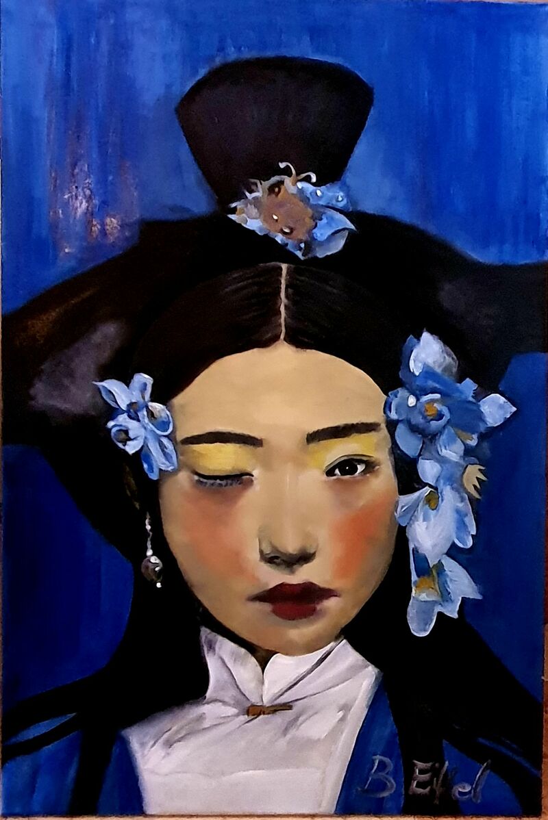 JAPON AZUL - a Paint by Beatriz Eiffel