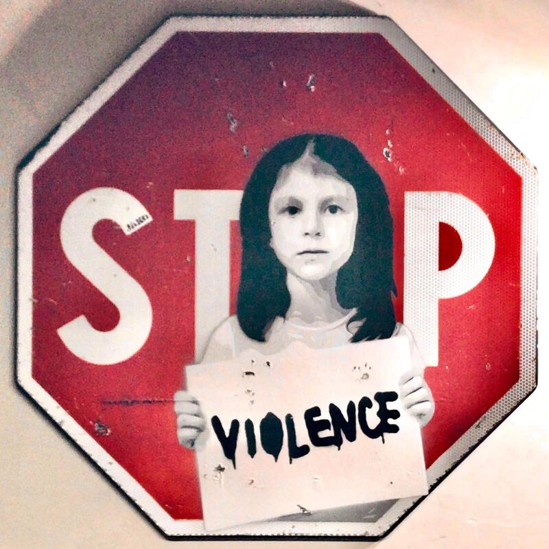 STOP VIOLENCE - a Paint by Manuel Giacometti Art