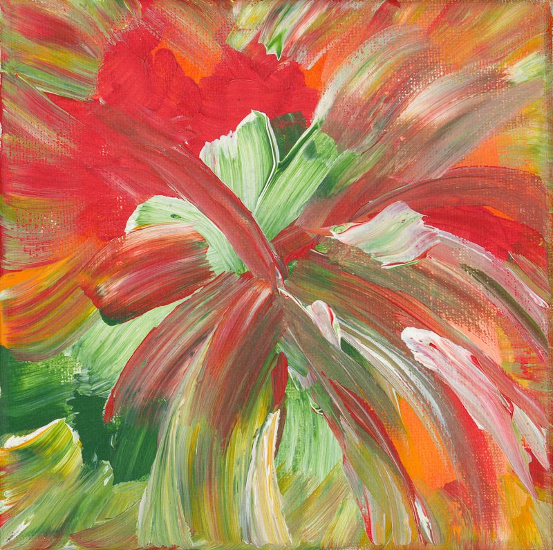 Life blooms in existence - a Paintings by Yinuo Wang