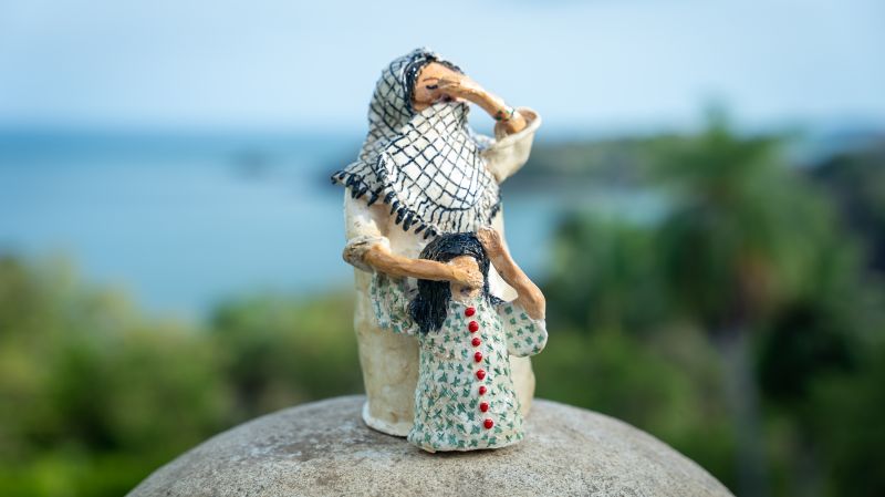 L urlo di Gaza - a Sculpture & Installation by Vittoria van Keeken