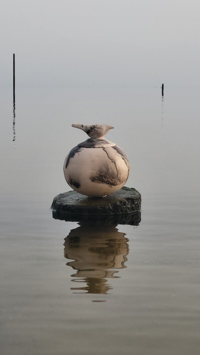Kula z ptakiem - a Sculpture & Installation by Magdalena Seredziuk Grąbczewska