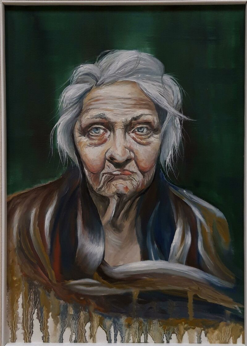 lo sguardo di una vita - a Paint by Tiziana Bongiorno