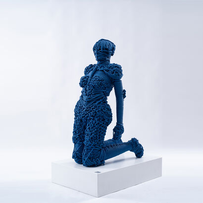 ANNODATO IN BLUE - A Sculpture & Installation Artwork by La Giacco