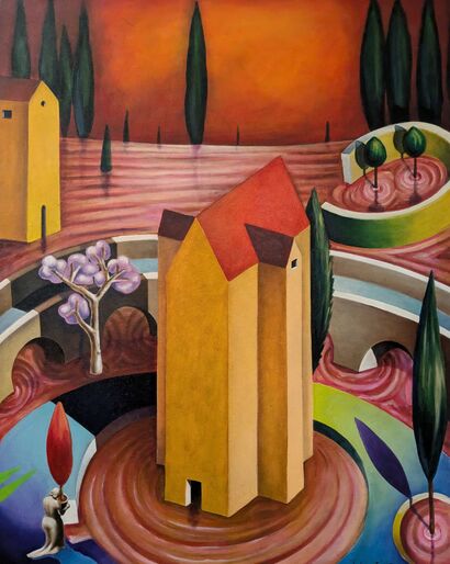 L\'offerta - a Paint Artowrk by Ezio Fantin