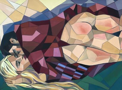 Amanti - a Paint Artowrk by Anya Feldman