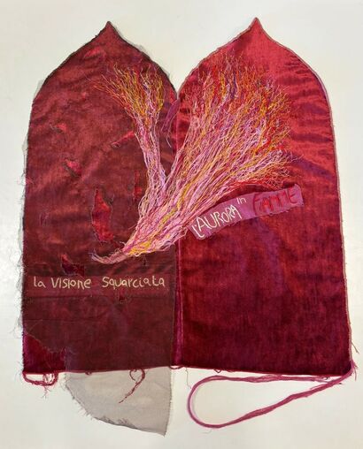 Bifora veneziana - la Visione squarciata - l\'Aurora in fiamme - a Paint Artowrk by stellaluis