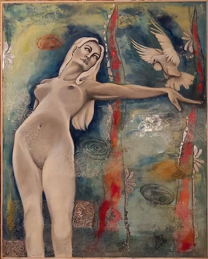 Amore e Pace - A Paint Artwork by Mariateresa Giuriati