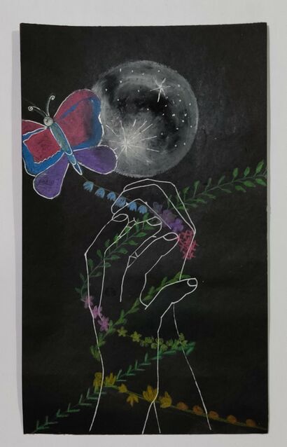 Tangled - a Paint Artowrk by Suhani Ritu Swaytank