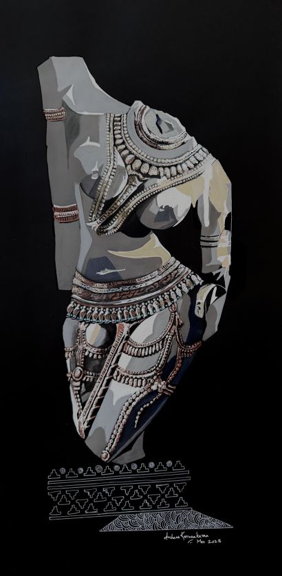 Timeless Grace - a Paintings Artwork by Archana Karunakaran