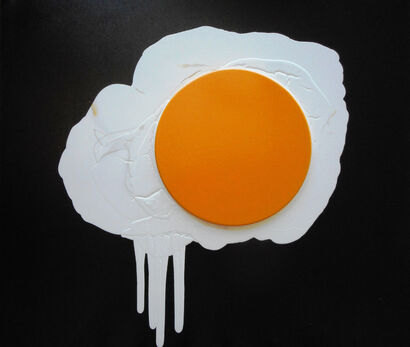 I Mille Significati di un Uovo Rotto - a Paint Artowrk by NAIDA MAIONE