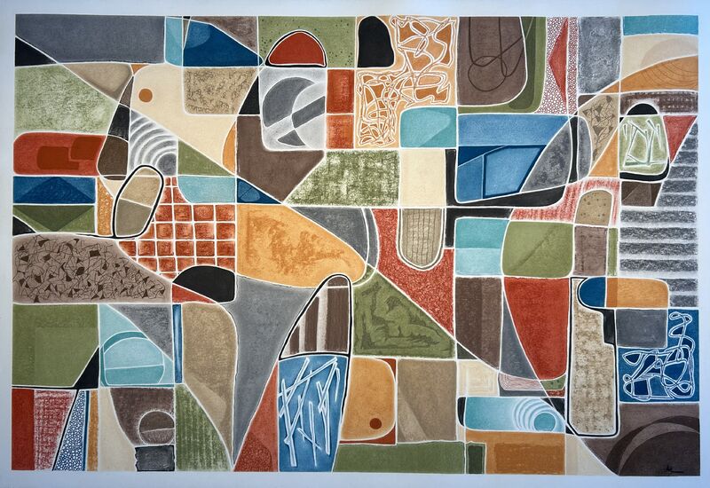 Terres fertiles - a Paintings by Annick Letourneau